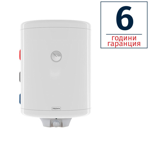 БОЙЛЕР TEDAN COMBI MAX 80л, вертикален, емайлиран, eдна серпентина, изводи отляво, извод за термосонда, 3kW